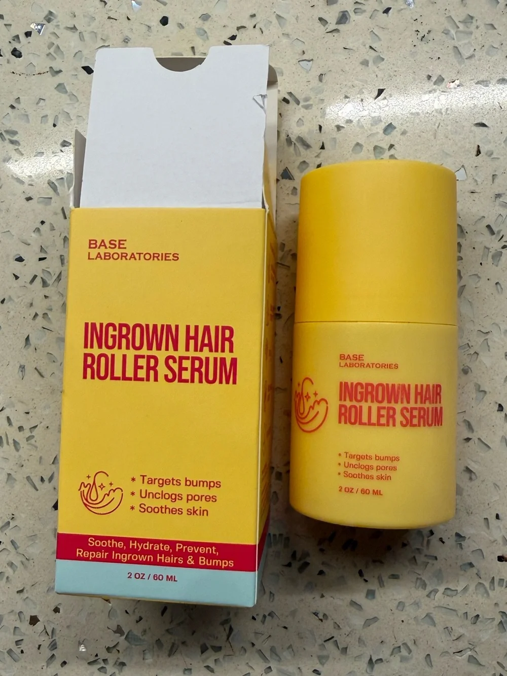 Ingrown Hair Roller Serum – Yellow